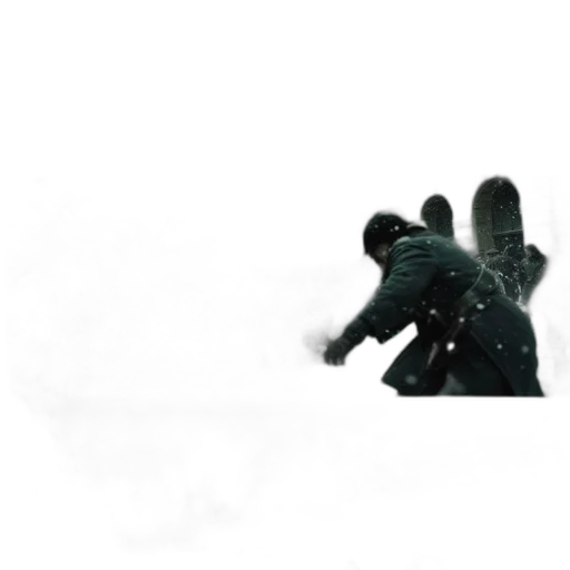 jacket, umbrella, mask, weapon transparent PNG cut-out