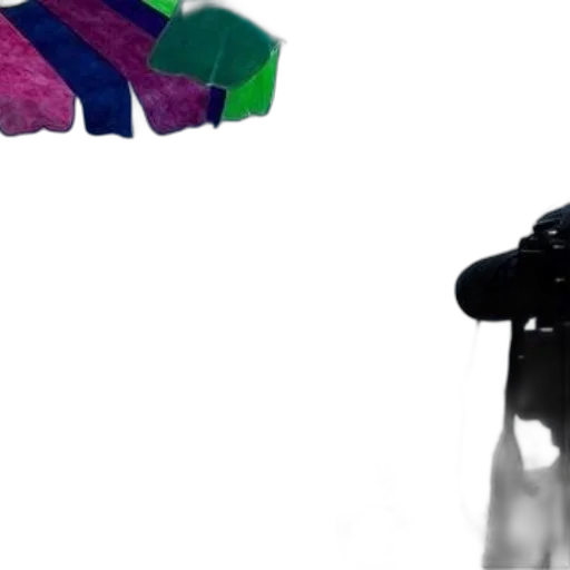 umbrella, hat, jacket, shoes transparent PNG cut-out
