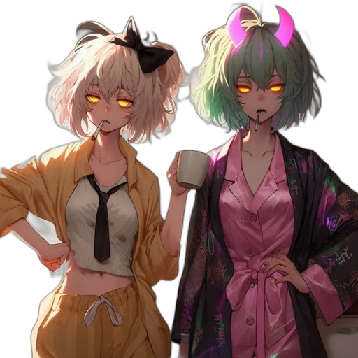mask, staff, creature, jacket transparent PNG cut-out