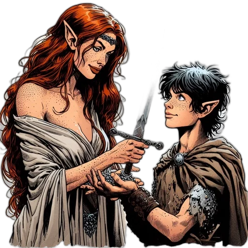 comic book art, fantasy art, concept art, fire transparent PNG cut-out