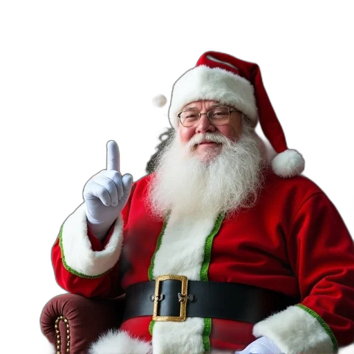staff, person, dressed, santa transparent PNG cut-out