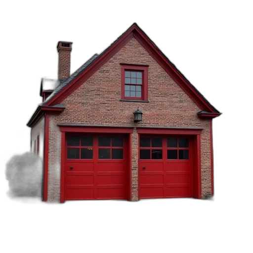 building, car, 3d render, photorealistic transparent PNG cut-out