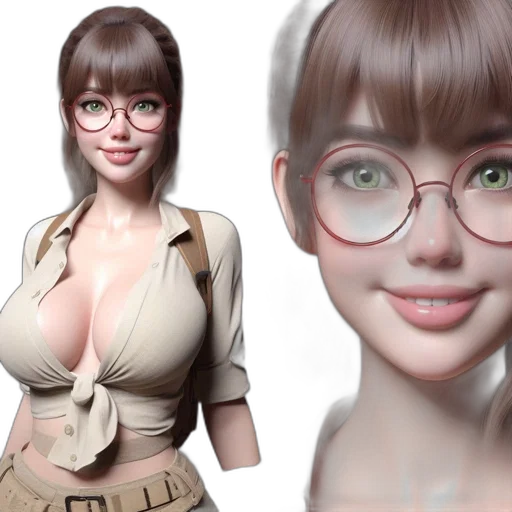 3d render, photorealistic, concept art, fantasy art transparent PNG cut-out