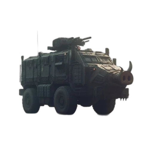 weapon, car, animal, robot transparent PNG cut-out