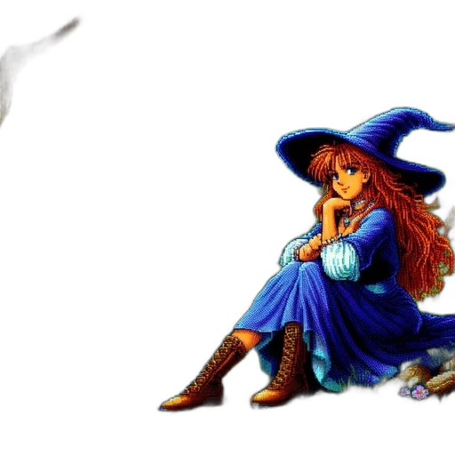 dress, hat, concept art, fantasy art transparent PNG cut-out
