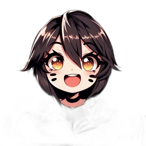 face, mask, creature, hair transparent PNG cut-out