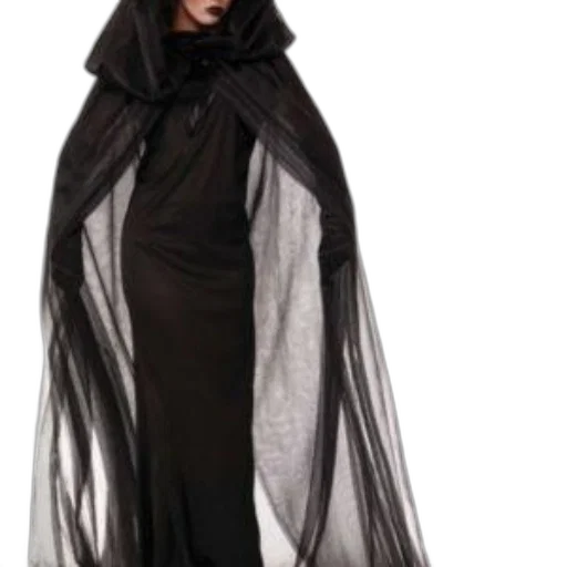 dress, jacket, umbrella, staff transparent PNG cut-out