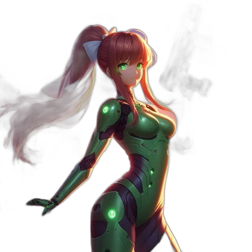 robot, dress, concept art, fantasy art transparent PNG cut-out