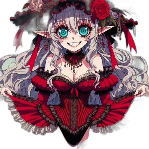 dress, flower, crown, jewelry transparent PNG cut-out