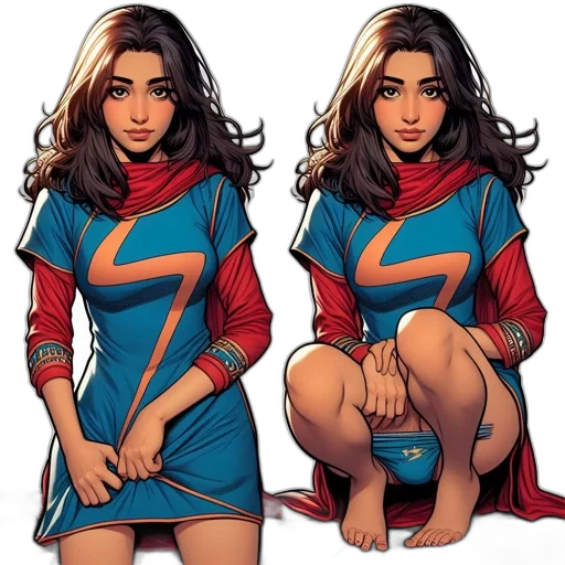 comic book art, concept art, cartoon, fantasy art transparent PNG cut-out