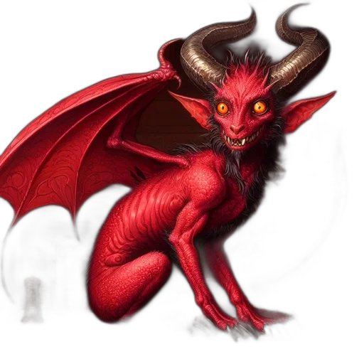 dragon, creature, staff, fantasy art transparent PNG cut-out