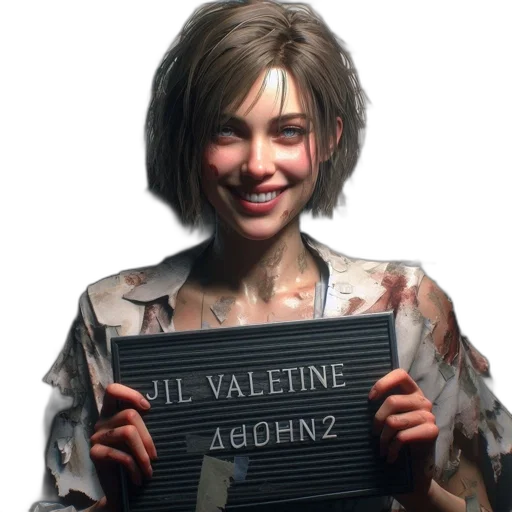 face, weapon, jacket, concept art transparent PNG cut-out