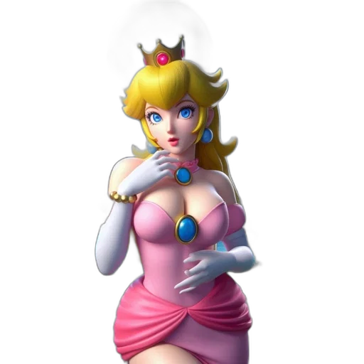 dress, crown, weapon, staff transparent PNG cut-out