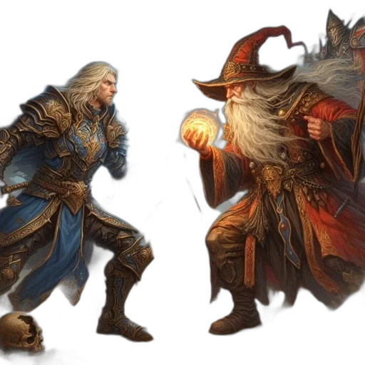 fantasy art, concept art, 3d render, comic book art transparent PNG cut-out