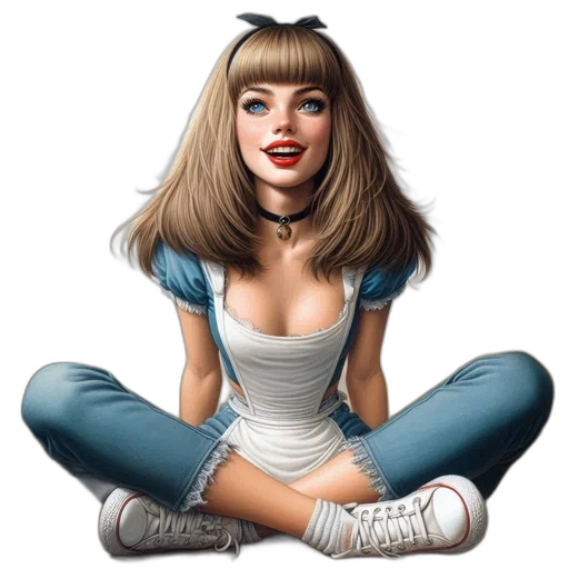 face, hair, comic book art, cartoon transparent PNG cut-out