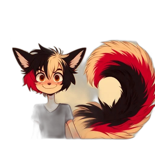 hair, staff, creature, pixel art transparent PNG cut-out