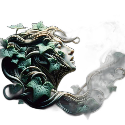 mask, crown, hair, dragon transparent PNG cut-out