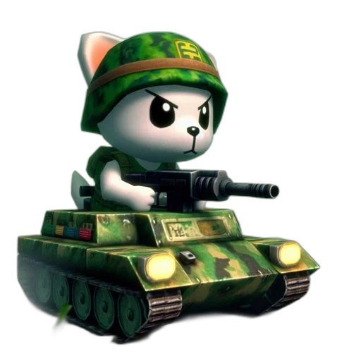 weapon, animal, concept art, 3d render transparent PNG cut-out