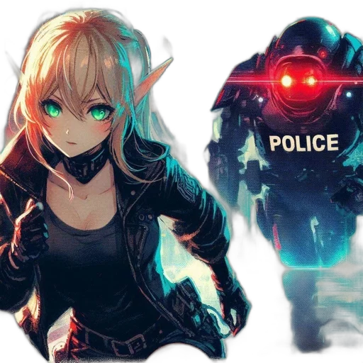 robot, weapon, mask, face transparent PNG cut-out