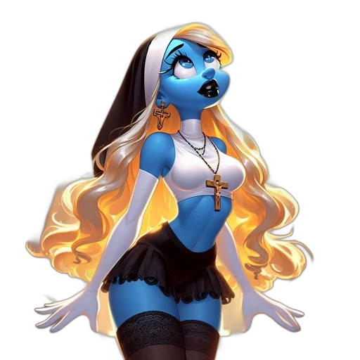 dress, staff, concept art, fantasy art transparent PNG cut-out