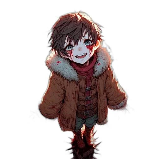 jacket, creature, face, mask transparent PNG cut-out