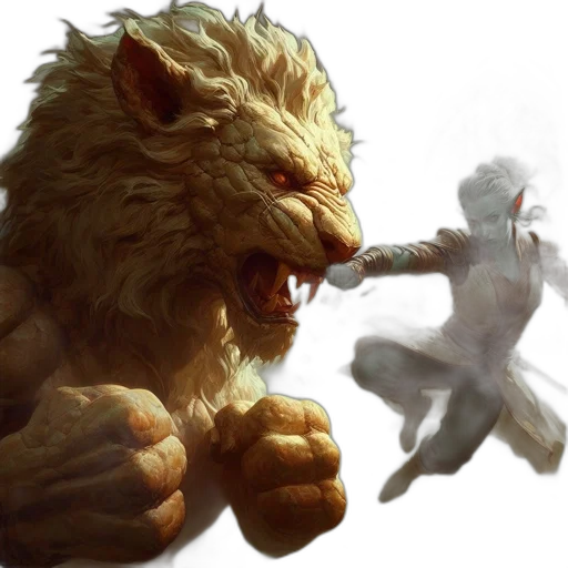 concept art, fantasy art, photorealistic, comic book art transparent PNG cut-out