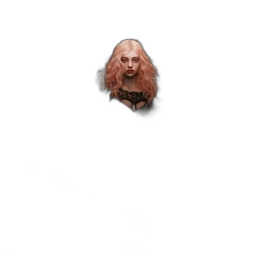 hair, face, mask, creature transparent PNG cut-out