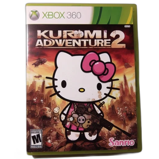 hello, kitty, depicted, warrior transparent PNG cut-out