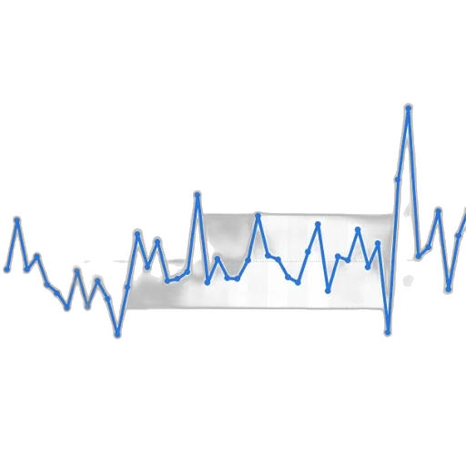 line, graph, blue, dots transparent PNG cut-out