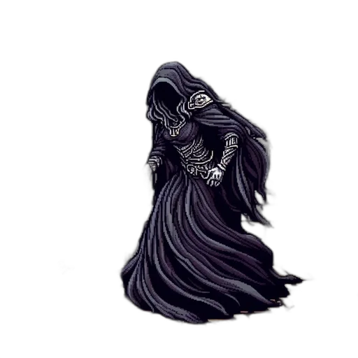 dress, creature, mask, staff transparent PNG cut-out