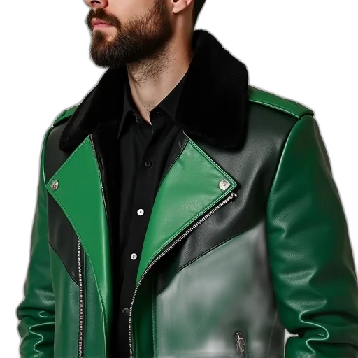 jacket, photorealistic, cyberpunk, 3d render transparent PNG cut-out
