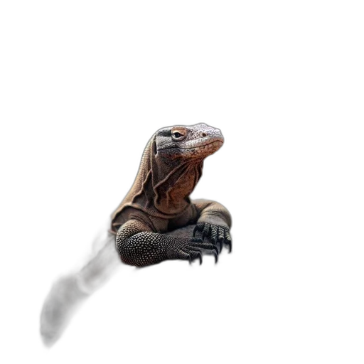 dragon, creature, animal, staff transparent PNG cut-out