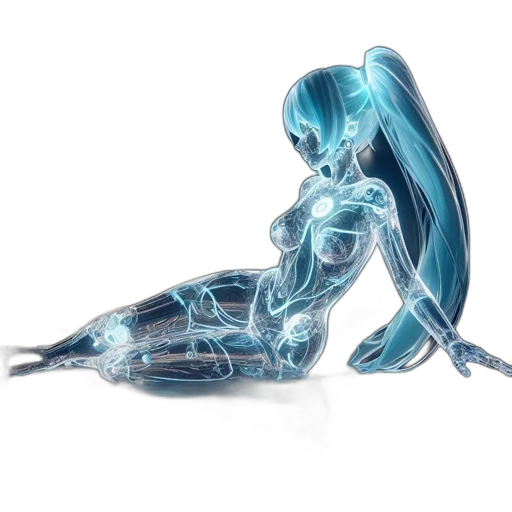 robot, hair, creature, jewelry transparent PNG cut-out