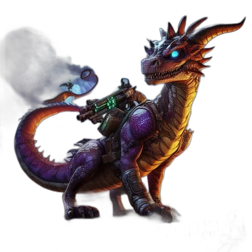 dragon, staff, weapon, concept art transparent PNG cut-out