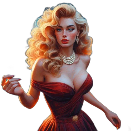 dress, jewelry, crown, fantasy art transparent PNG cut-out