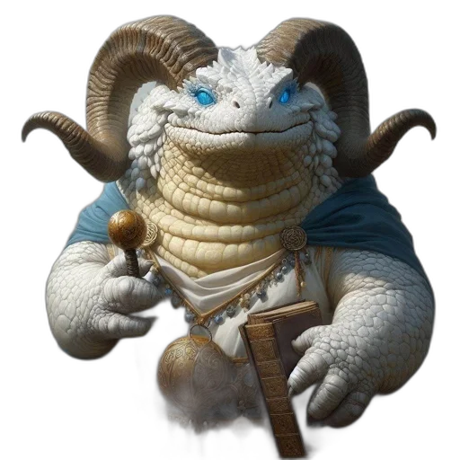 dragon, creature, staff, animal transparent PNG cut-out