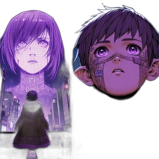 mask, face, concept art, anime transparent PNG cut-out