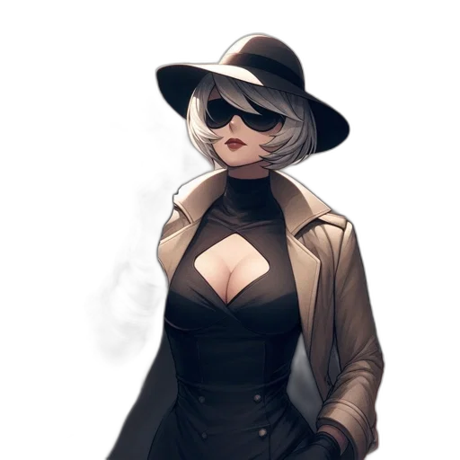 jacket, hat, dress, mask transparent PNG cut-out