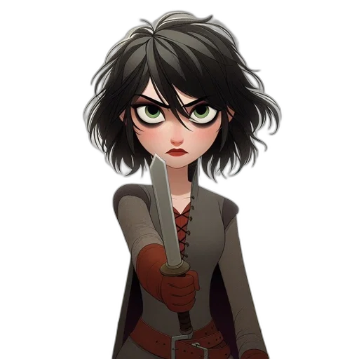 staff, jacket, weapon, face transparent PNG cut-out