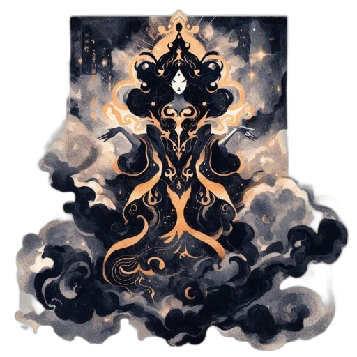 crown, dress, mask, dragon transparent PNG cut-out