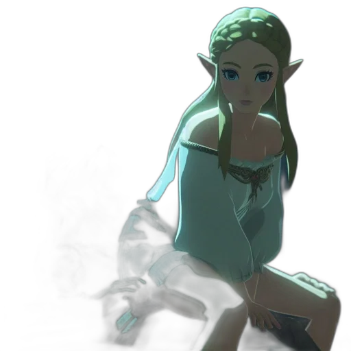 dress, staff, creature, mask transparent PNG cut-out