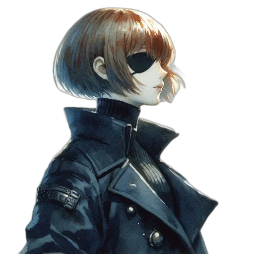 jacket, face, staff, mask transparent PNG cut-out