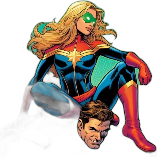 comic book art, concept art, cartoon, two transparent PNG cut-out