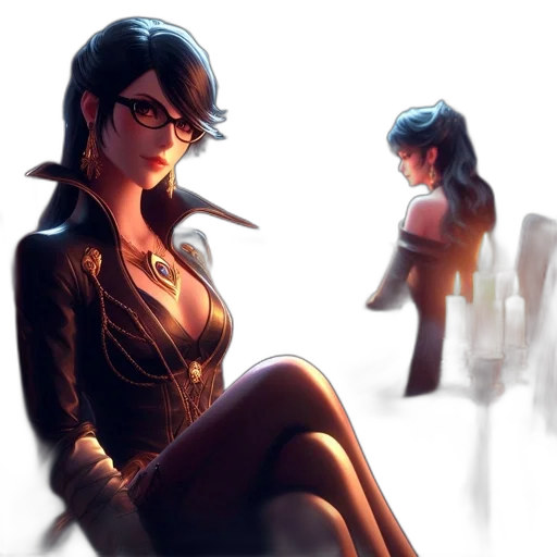 dress, staff, concept art, comic book art transparent PNG cut-out