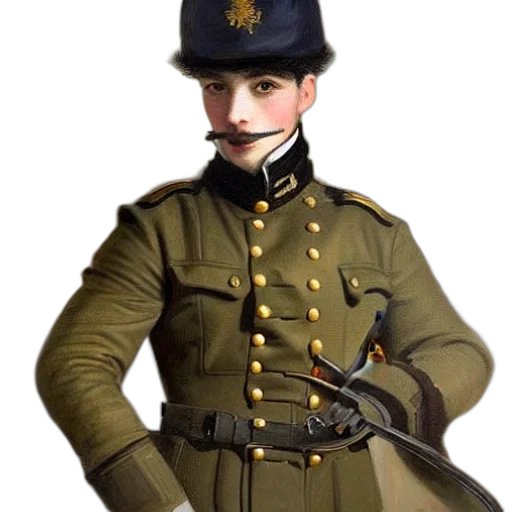 staff, hat, face, jacket transparent PNG cut-out