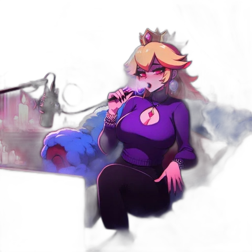 staff, dress, crown, jacket transparent PNG cut-out