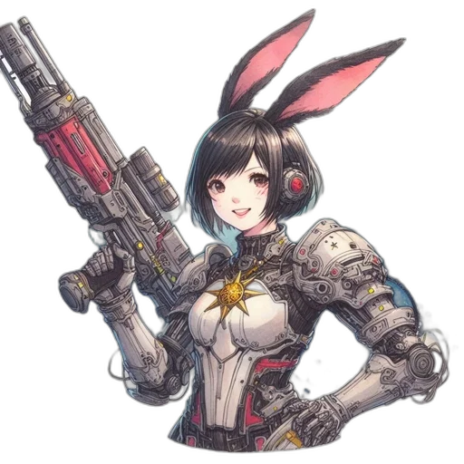 weapon, robot, animal, staff transparent PNG cut-out