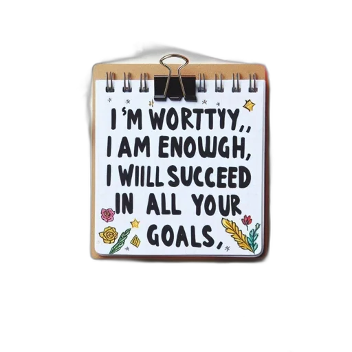 collection, affirmation, notes, stationery transparent PNG cut-out