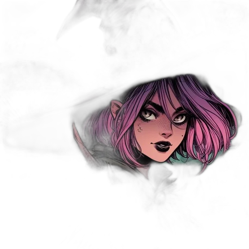 mask, face, comic book art, concept art transparent PNG cut-out