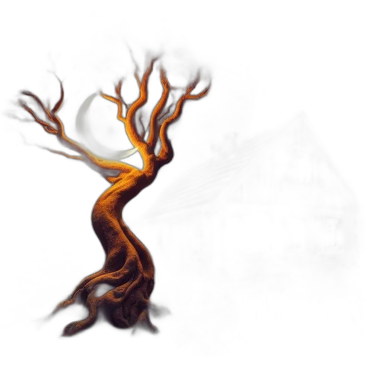 hair, tree, crown, staff transparent PNG cut-out